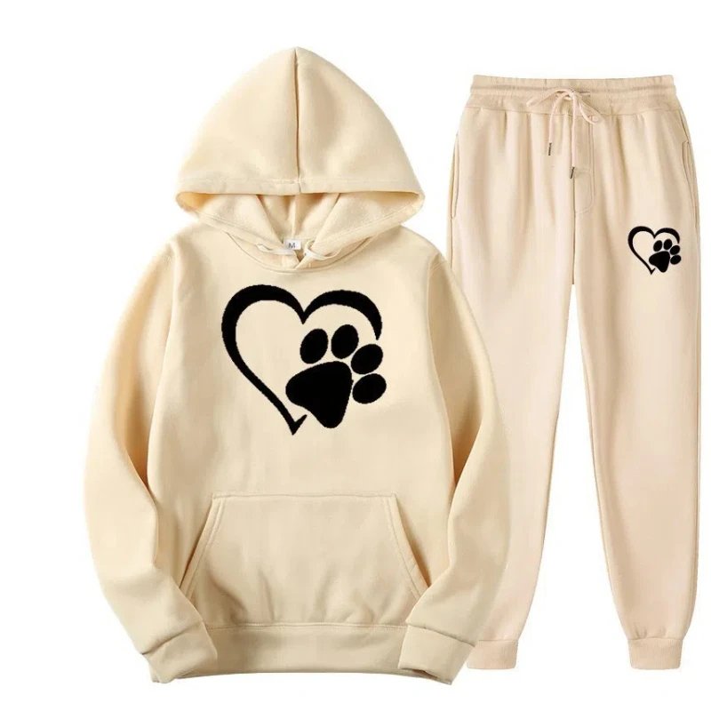 Hot selling men’s and women’s fashionable hoodie set