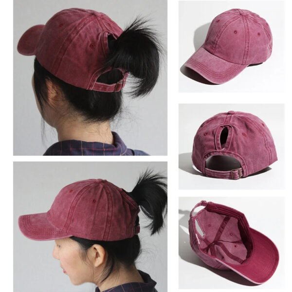Vintage Cotton Ponycap - Image 2