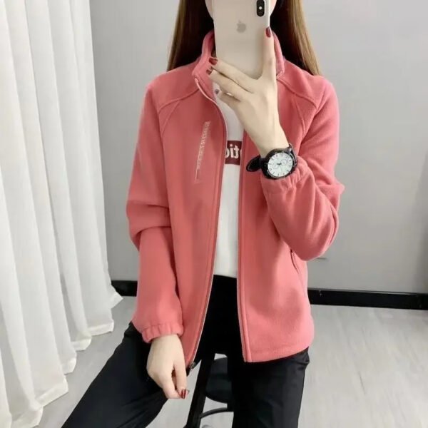 Women's Fleece Polar Coat - Image 2