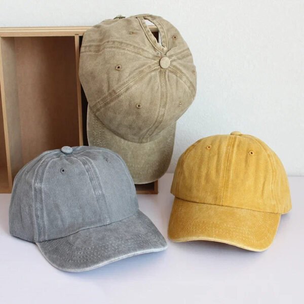 Vintage Cotton Ponycap - Image 3