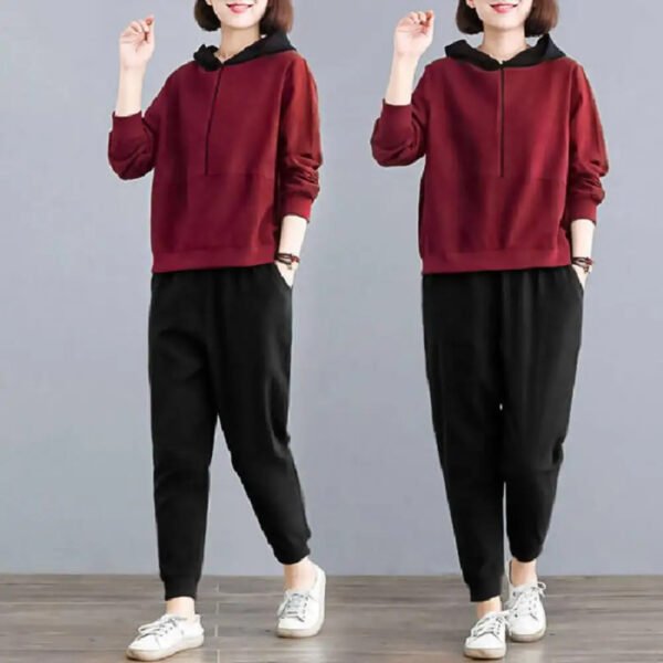 Korean Style Women Tracksuit - Image 3