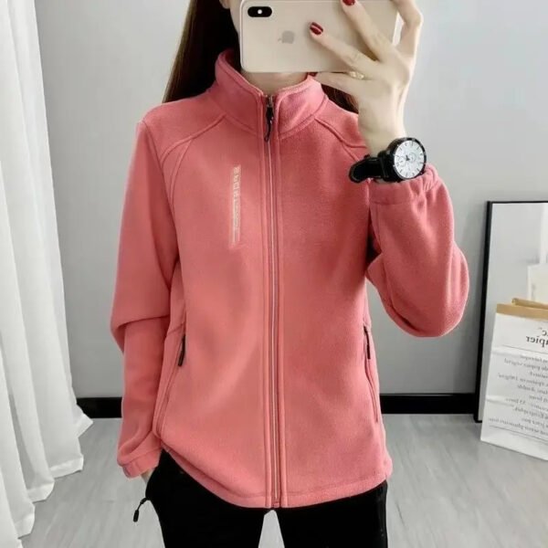 Women's Fleece Polar Coat - Image 4