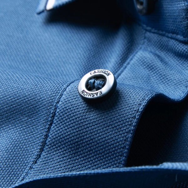 Silk + Cotton Men's Polo Shirts - Image 5