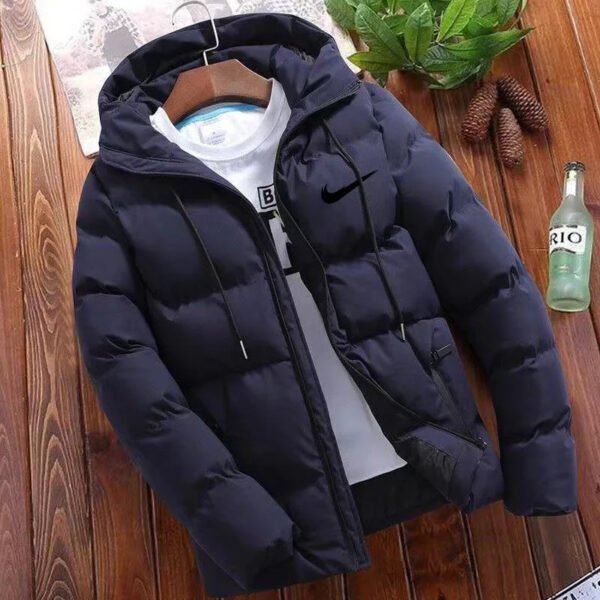 Men's Zipper Printed Hooded Jacket - Image 6