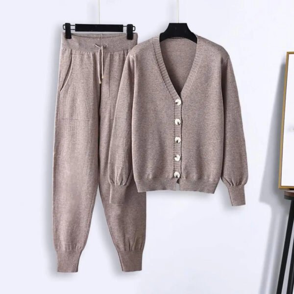 Women Knitted Tracksuit - Image 2