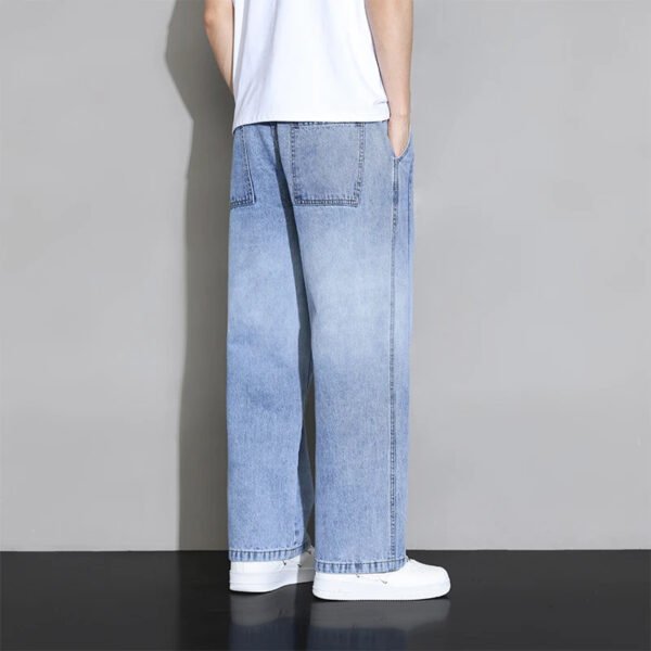 Wide Leg Jean Pants - Image 2