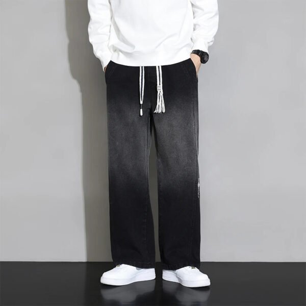 Wide Leg Jean Pants - Image 3